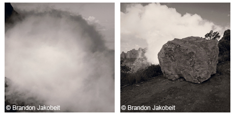 Fog as a landscape at Big Bend National Park.