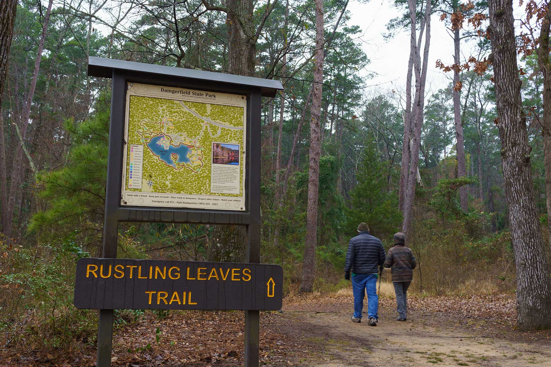 “End of Trail” sign