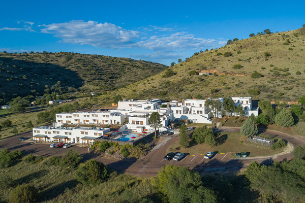 Aerial view of Indian Lodge