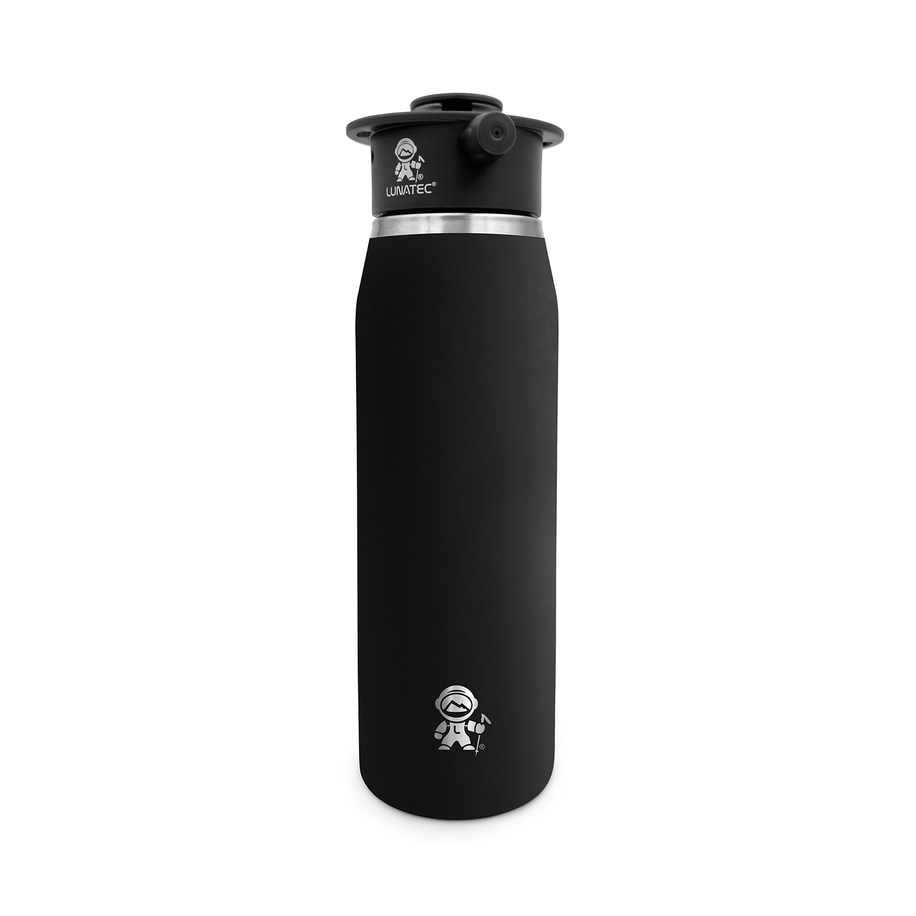 black water bottle