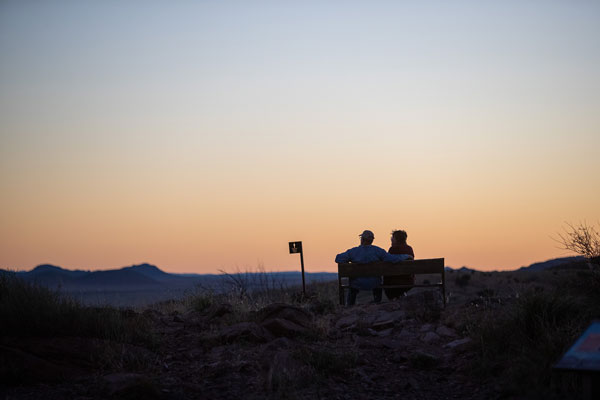 Sunset in Davis Mountains