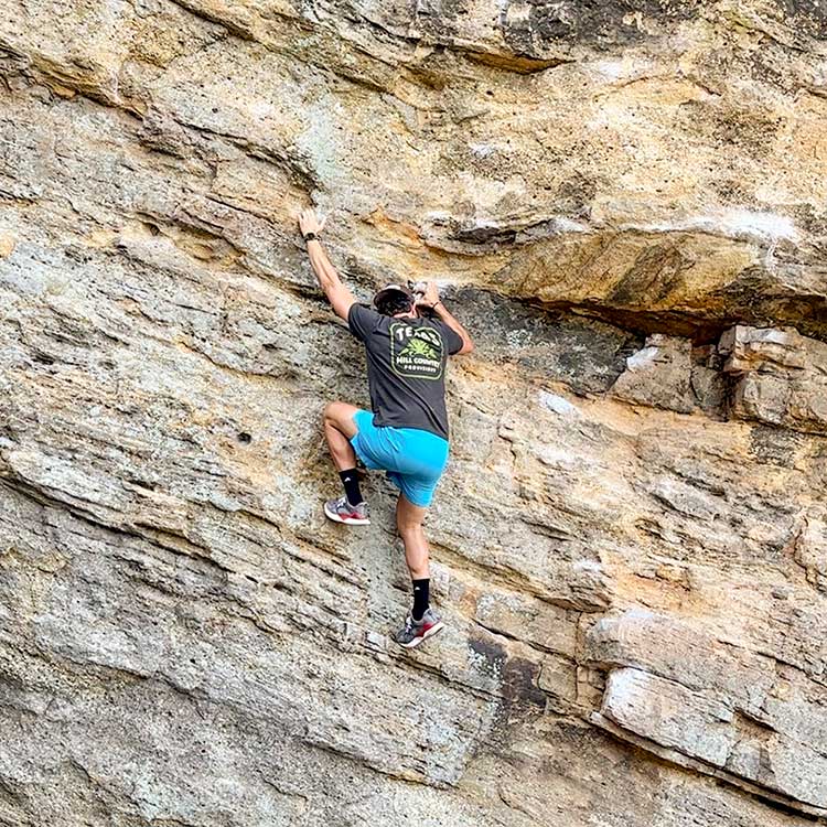 John Sorsby at Lake Mineral Wells State Park & Trailway