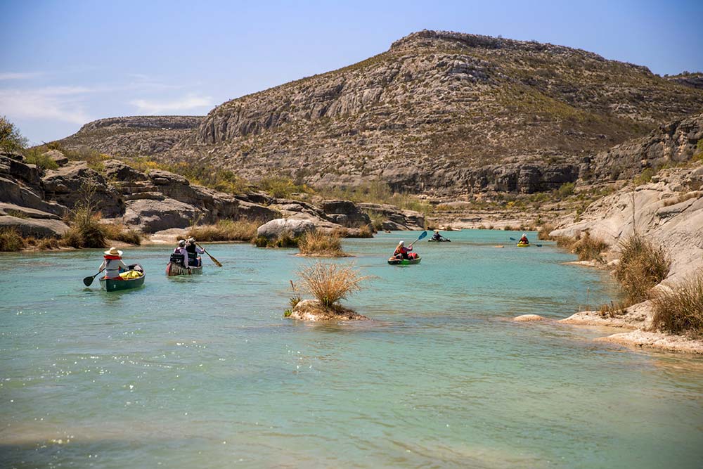 Devils River paddlers