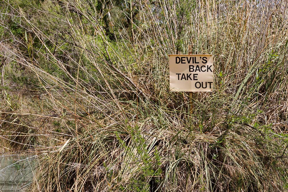 Devils River sign