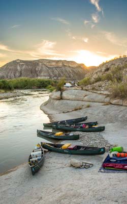 Paddle camp on Rio Grande