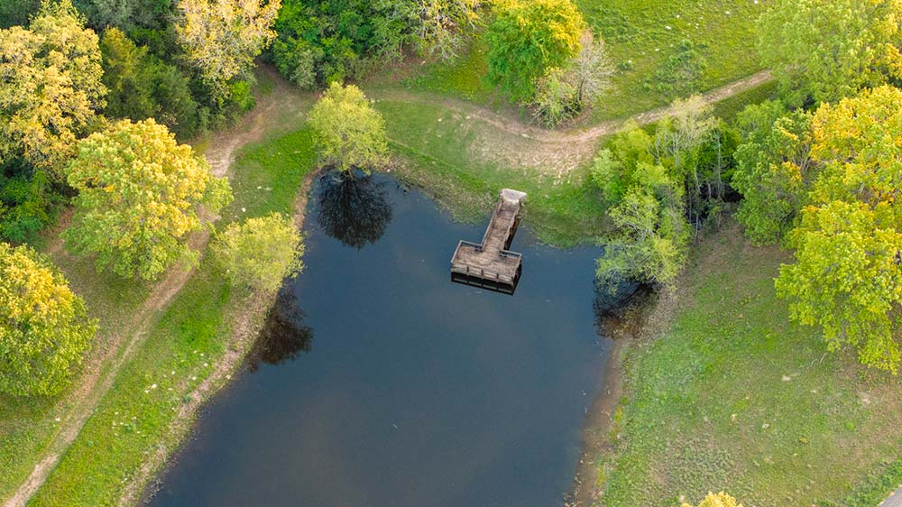 Gus Engeling Wildlife Management Area pier