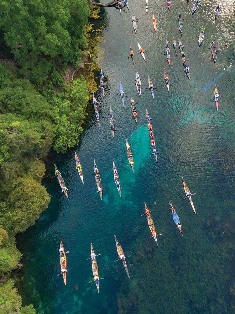 Texas Water Safari from above