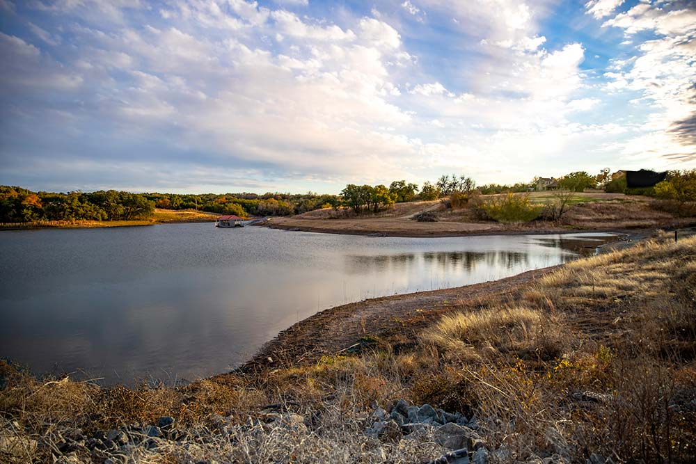 lake at Garner Park Ranch