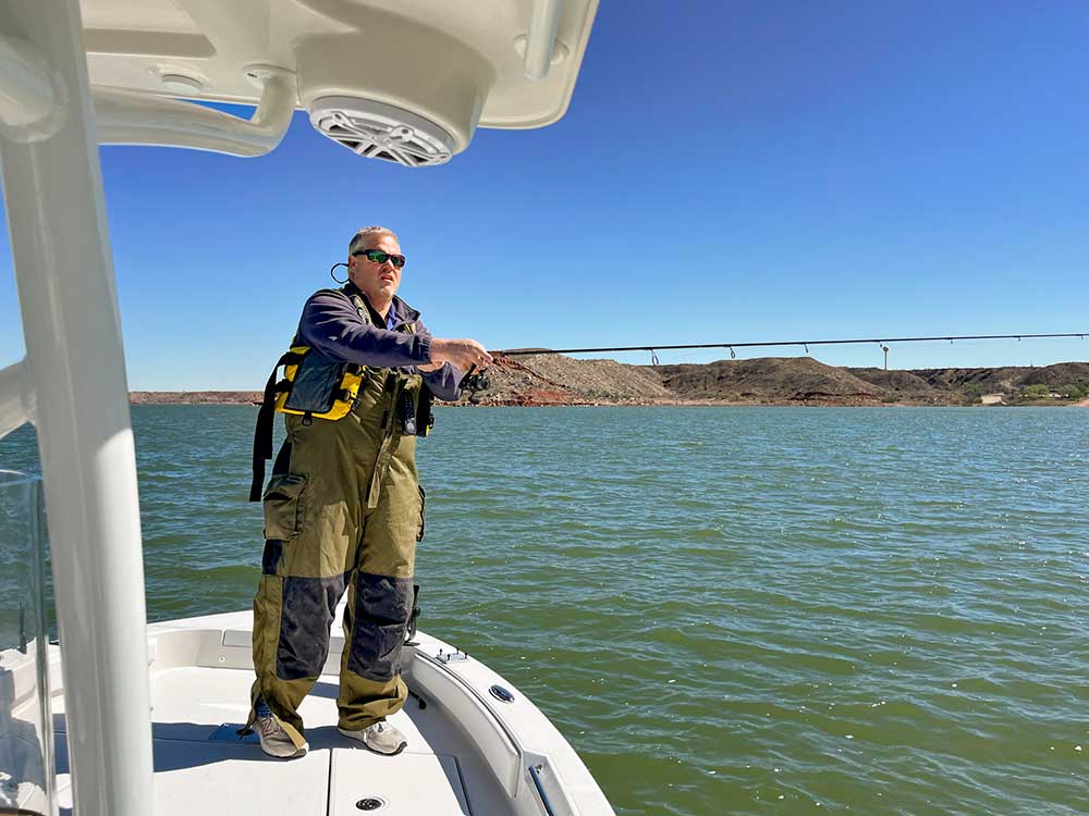 Jeff Alexander fishing