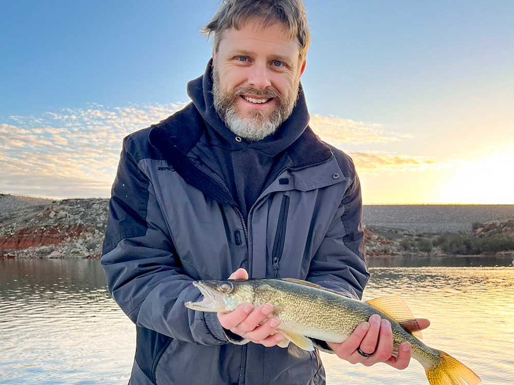 Walleye caught