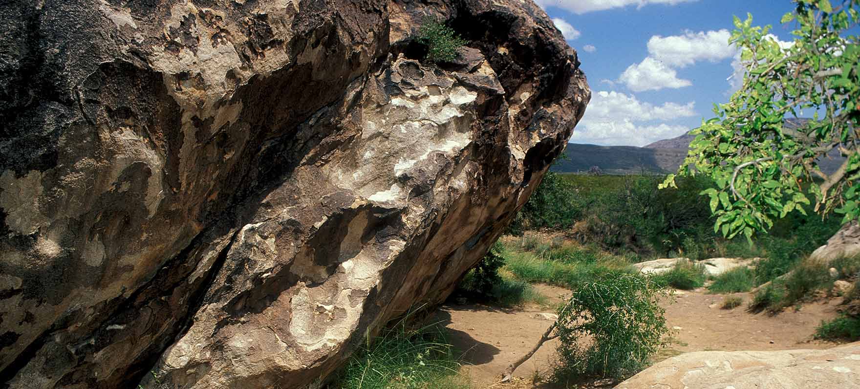 Boulders at Hueco Tanks state park