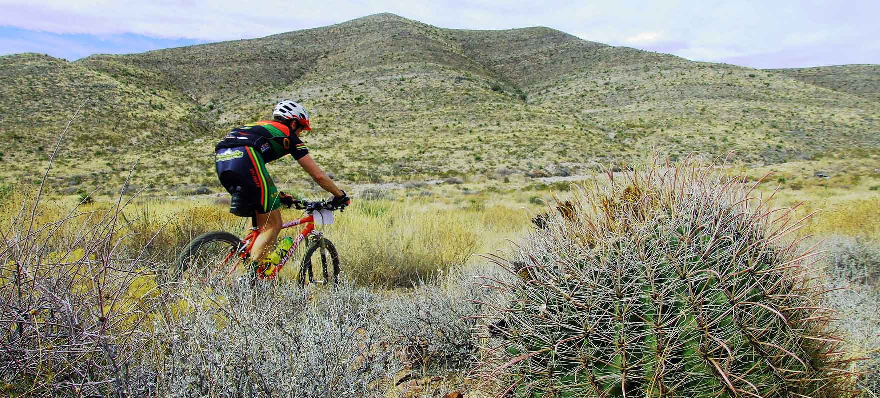 Ciclismo de montaña a las montañas Franklin