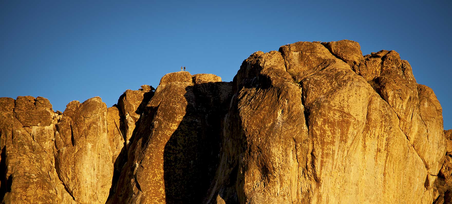 People atop Hueco Tanks