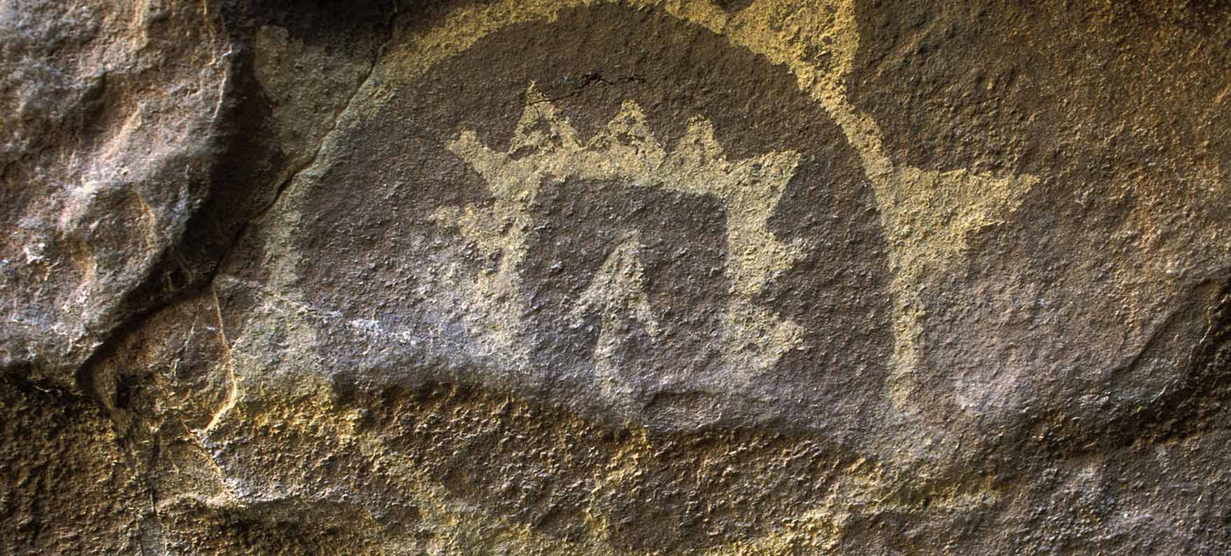 Pictograph at Hueco Tanks