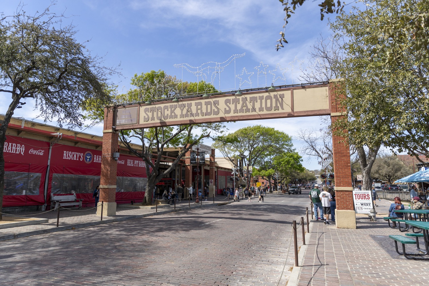 Fort Worth Stockyards Station sign