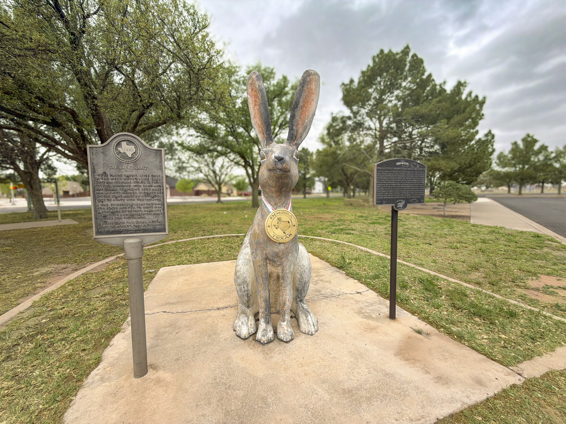large rabbit sculpture