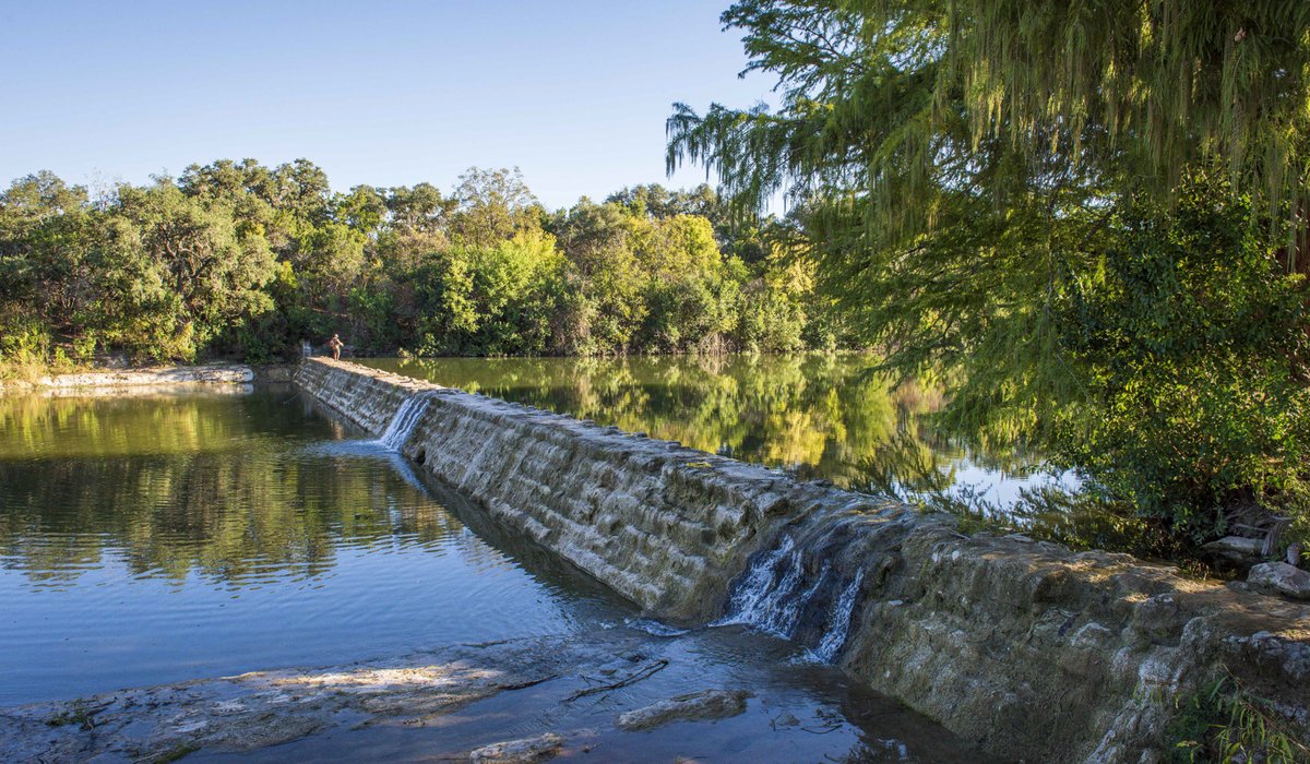 Dam on the Blanco River.