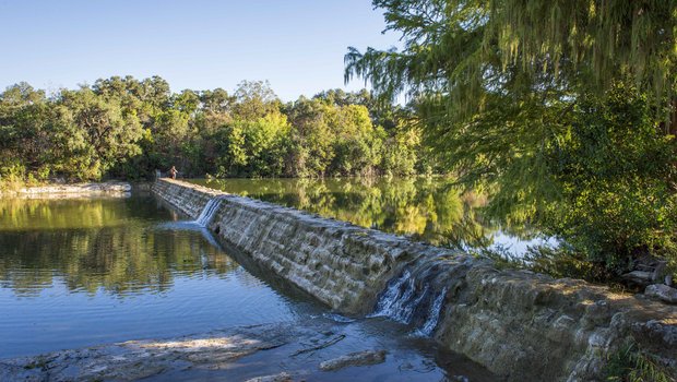 Dam on the Blanco River.