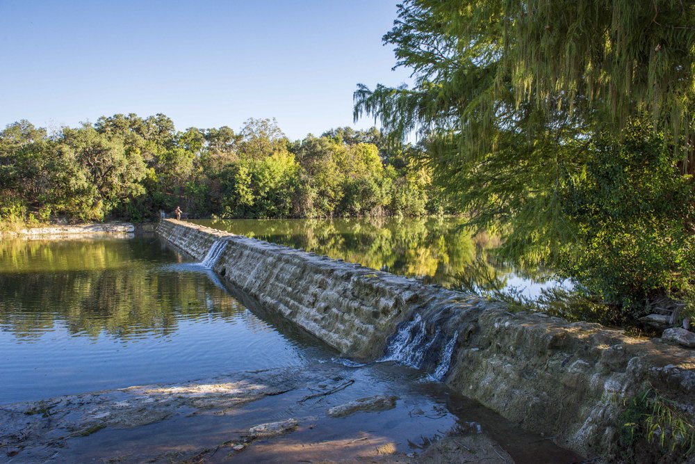 Dam on the Blanco River.