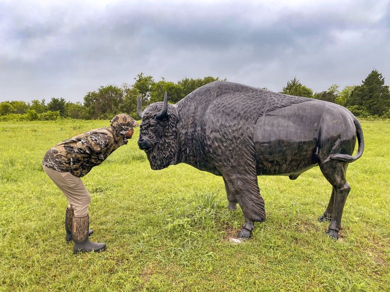 0425_Travel-Ennis_Kachine_Buffalo kiss_LerrinJohnsonTPWD