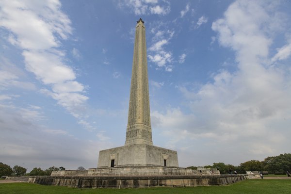 Battlefield monument in San Jacinto.