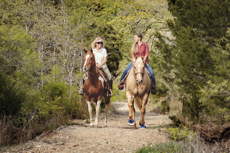Walking and Equestrian trail at McKinney Roughs.