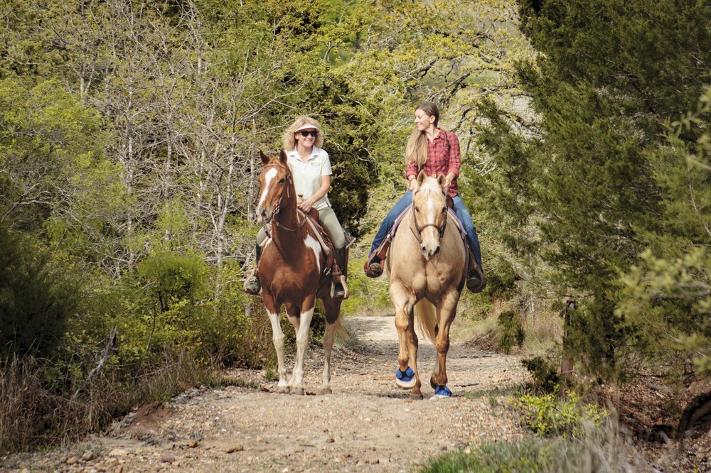 Walking and Equestrian trail at McKinney Roughs.