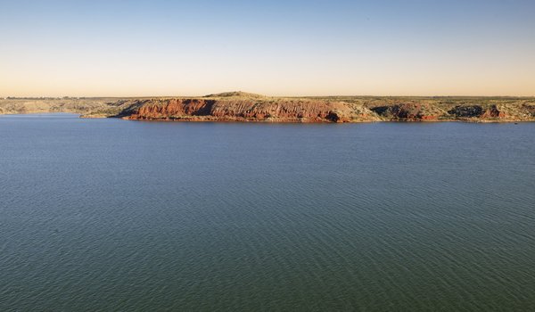 Overlook of Lake Meredith