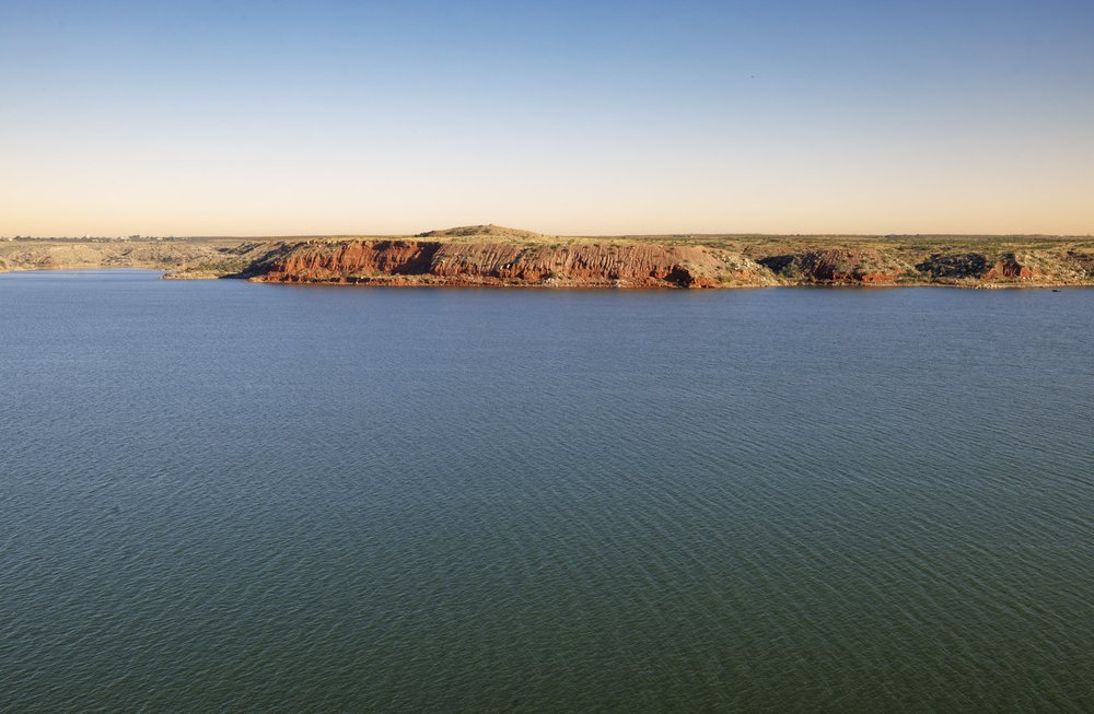 Overlook of Lake Meredith