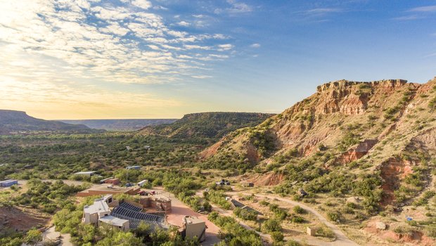A view of Palo Duro Canyons.