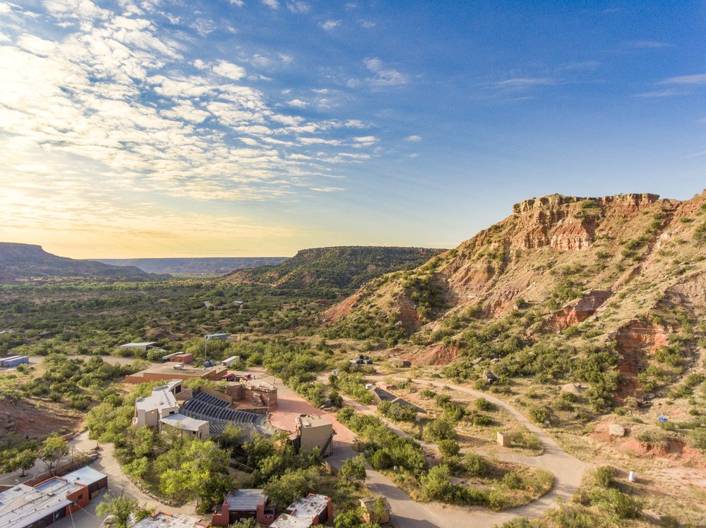 A view of Palo Duro Canyons.