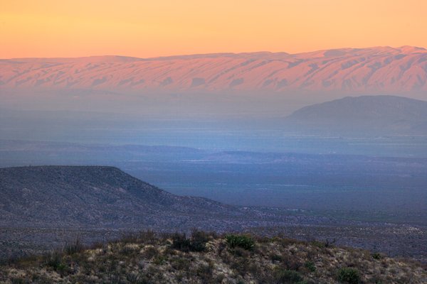 Landscape view of Chinati Mountains.