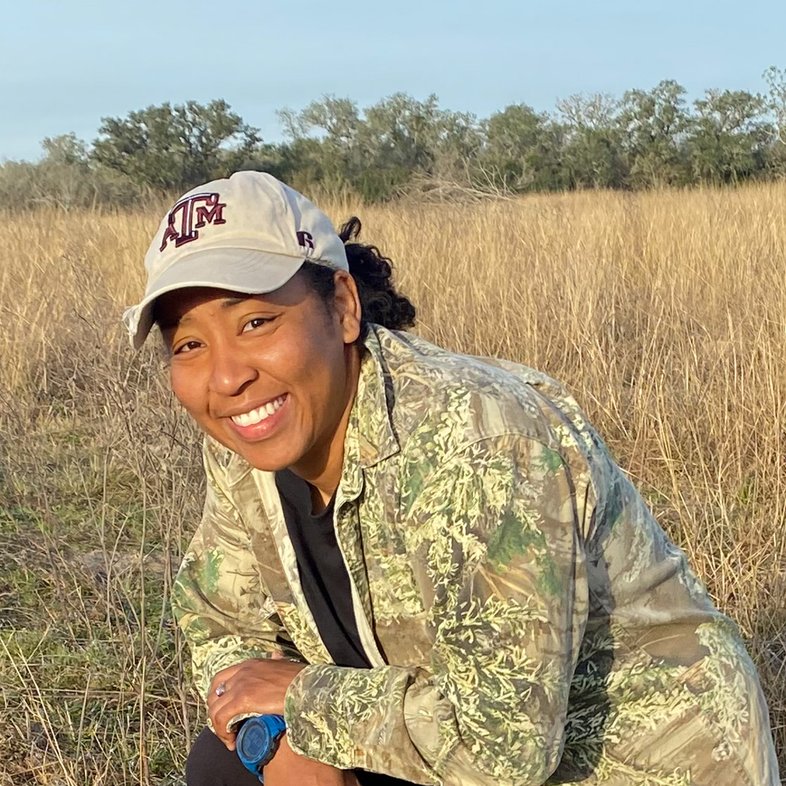 Game warden cadet Mariah Hampton.