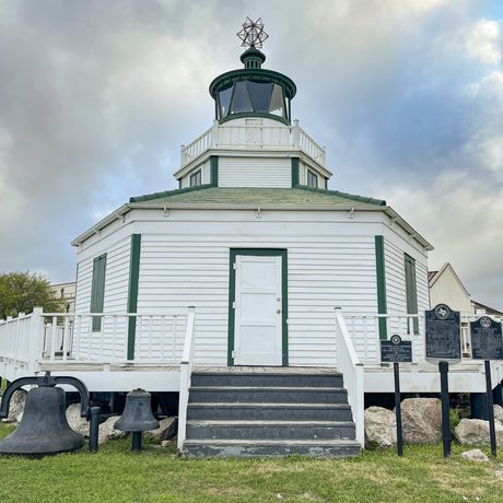 Exterior of Port Lavaca's Halfmoon Reef Lighthouse