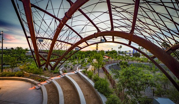 Roof garden at the Center for Urban Ecology.