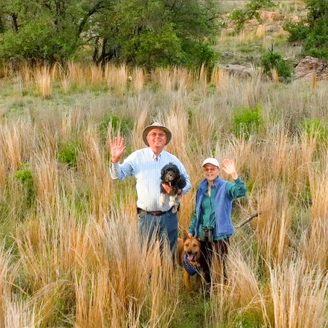 The Zesch family and their dogs