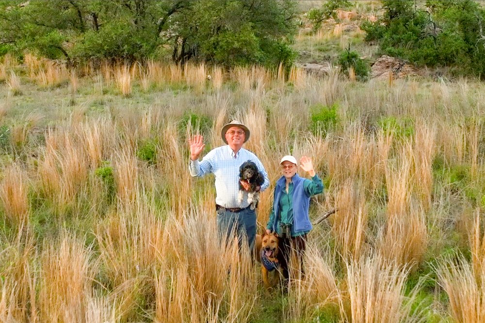 The Zesch family and their dogs