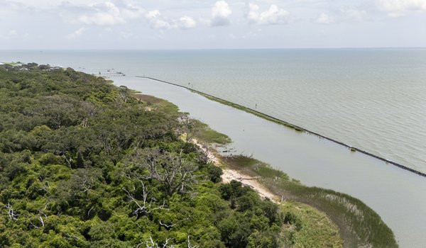 Ariel image of Candy Abshier Wildlife Management Area