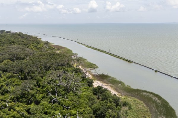 Ariel image of Candy Abshier Wildlife Management Area