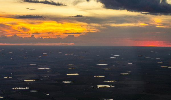 Aerial View of Panhandle Playas