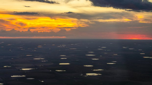 Aerial View of Panhandle Playas