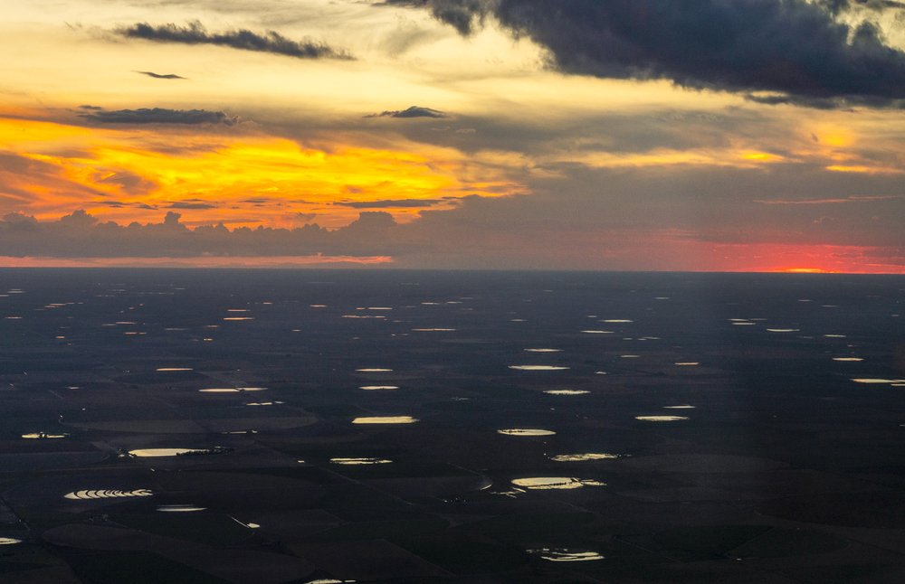 Aerial View of Panhandle Playas