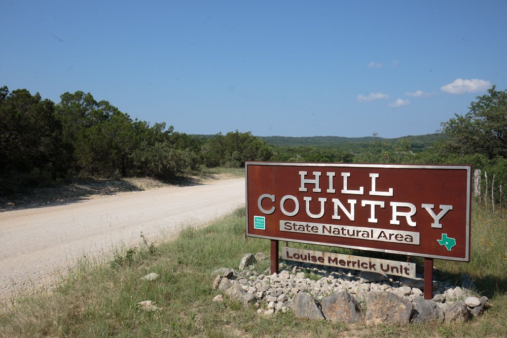 Hill Country State Natural Area sign