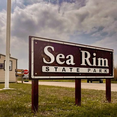 Sea Rim State Park sign