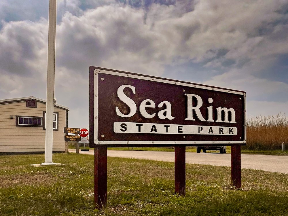 Sea Rim State Park sign
