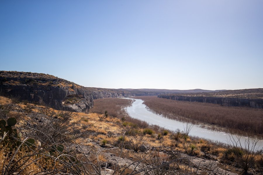 Rio Grande view from Seminole Canyon's Canyon Rim Trail