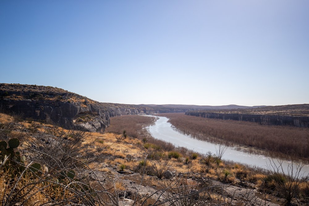 Rio Grande view from Seminole Canyon's Canyon Rim Trail
