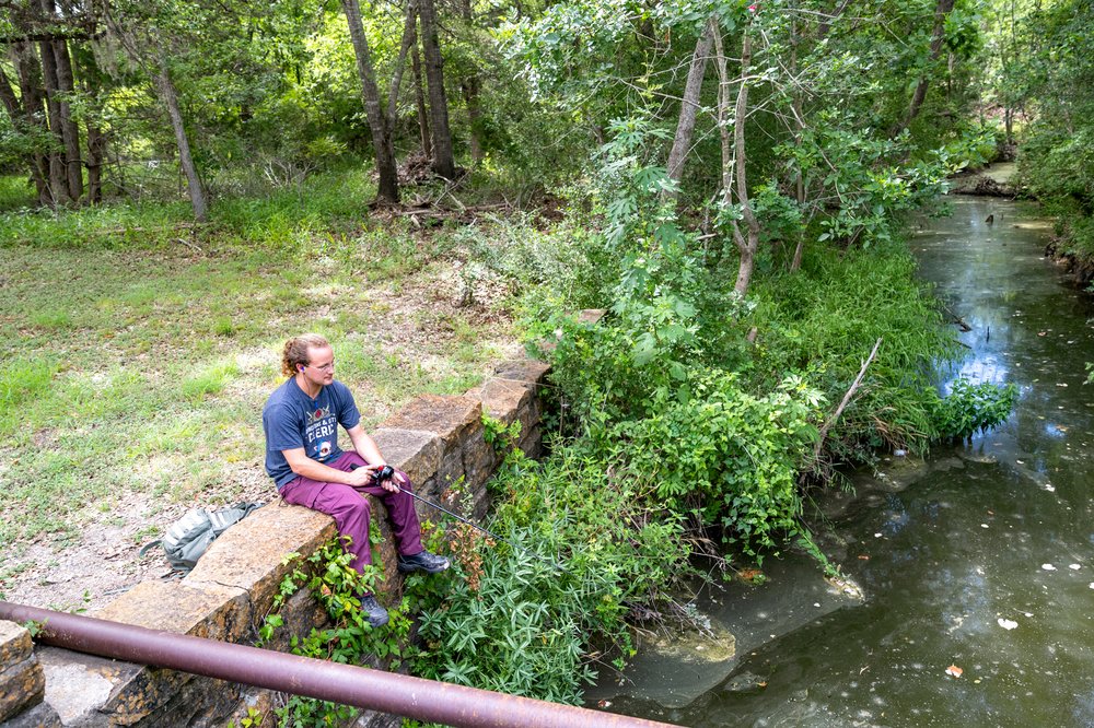 Fishing at Lockhart State Park