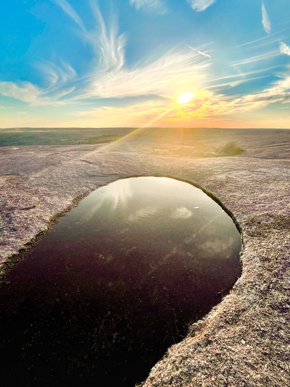 Vernal pool at Enchanted Rock