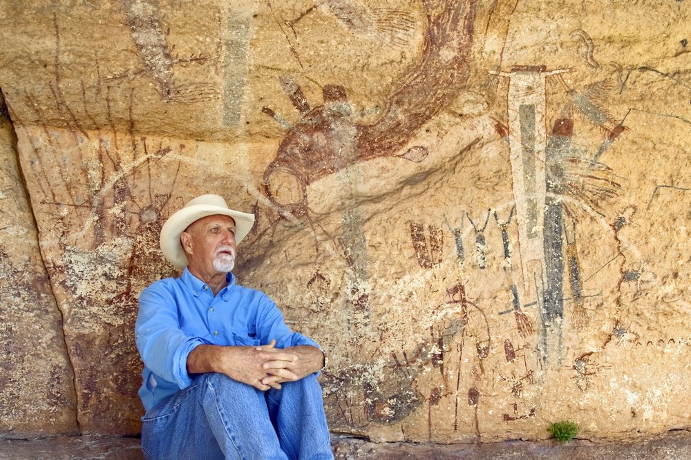 Harry at White Shaman Mural